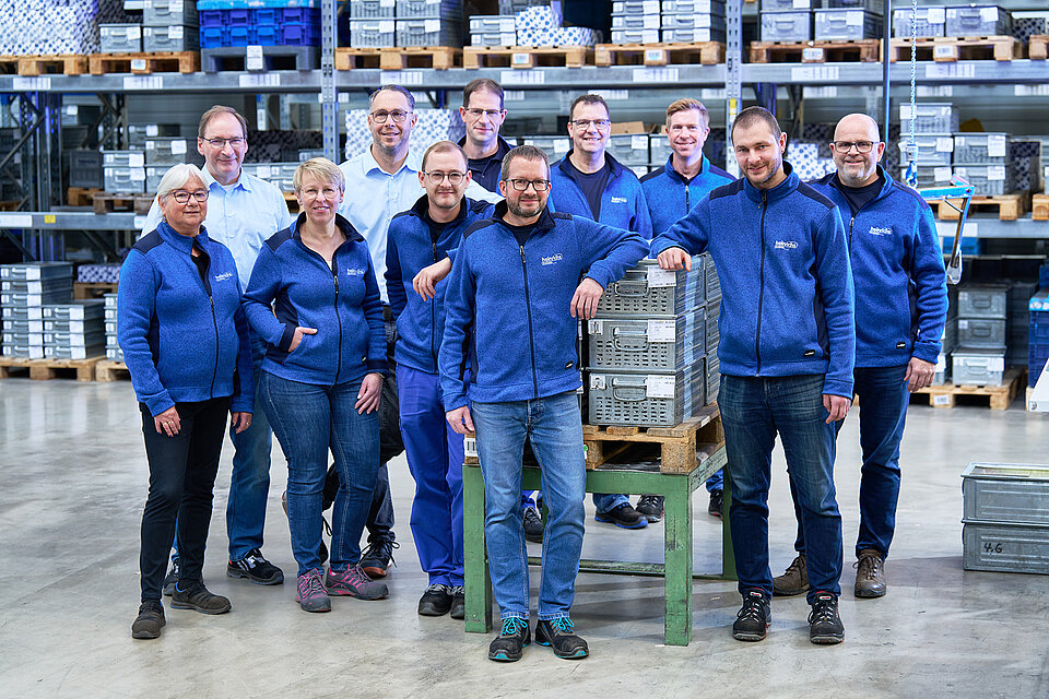 Teamfoto Qualitätssicherung heinrichs drehteile