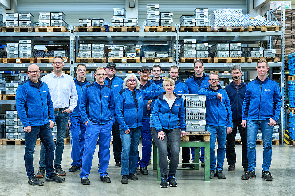 Teamfoto Qualitätssicherung heinrichs drehteile